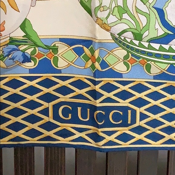 Gucci Accessories Authentic Gucci Silk Scarf Poshmark